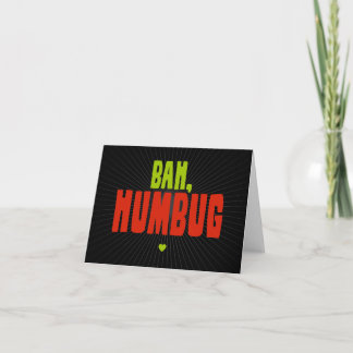 Bah Humbug Feiertagskarte