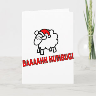 Bah Humbug! Feiertagskarte