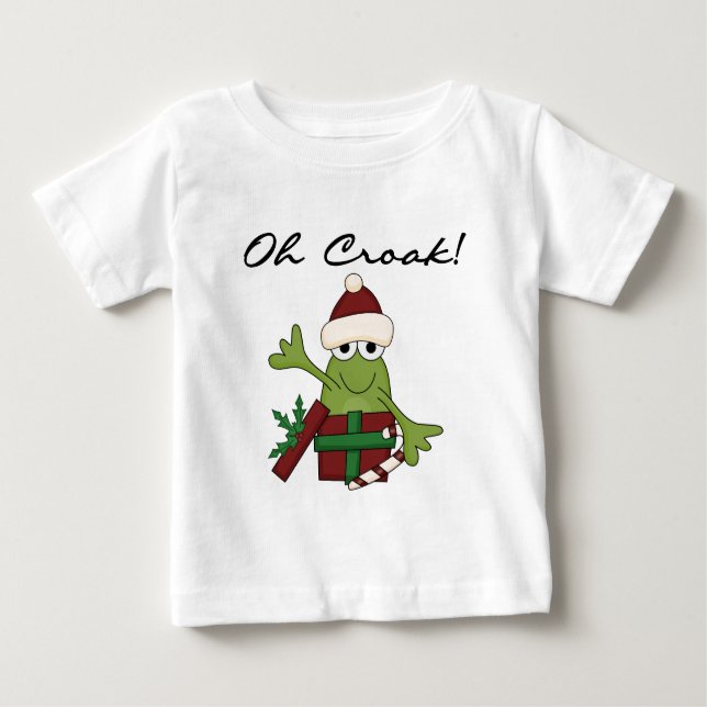 Bah Humbug Frog Weihnachtsgeschenke und Geschenke Baby T-shirt (Vorderseite)