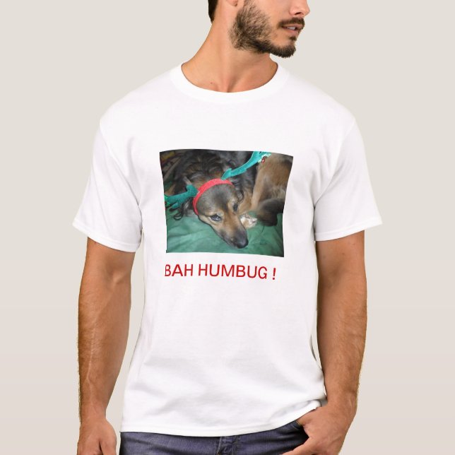 Bah HUMBUG-HundehündchenweihnachtsShirts T - T-Shirt (Vorderseite)