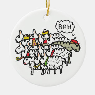 Bah Humbug Keramik Ornament