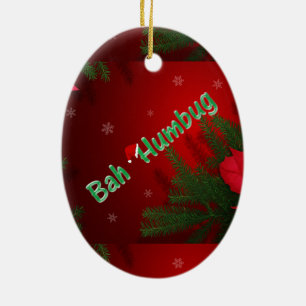 Bah Humbug Keramik Ornament