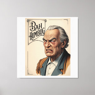 Bah Humbug! Leinwanddruck