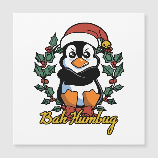 Bah Humbug Magnetkarte (Vorderseite)