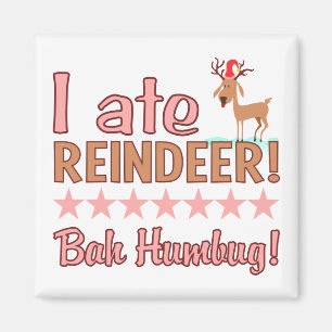 Bah Humbug Reindeer-Magnet Magnet
