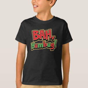 Bah Humbug scherzt dunklen T - Shirt