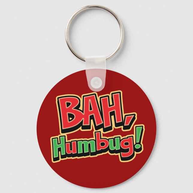 Bah Humbug Schlüsselanhänger (Vorderseite)