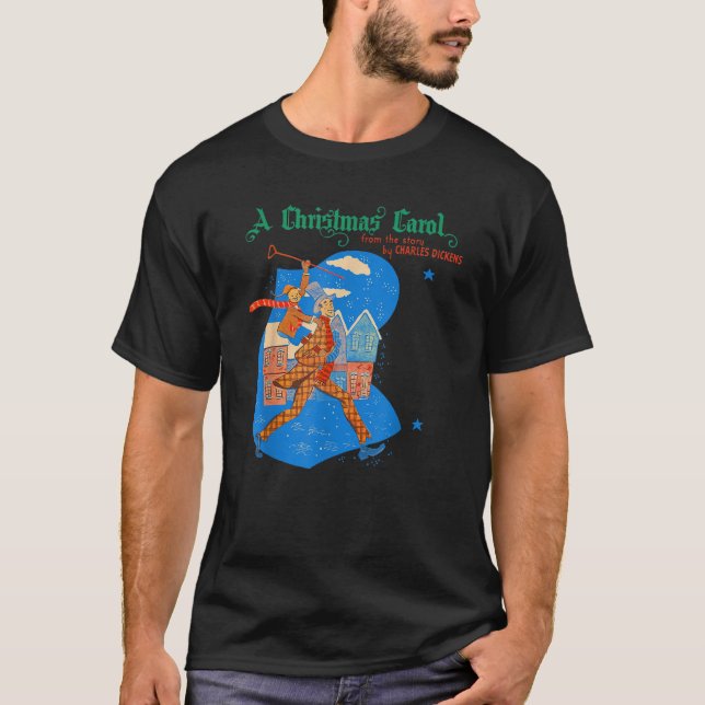 Bah Humbug Scrooge A Christmas Carol Tiny Tim Wint T-Shirt (Vorderseite)