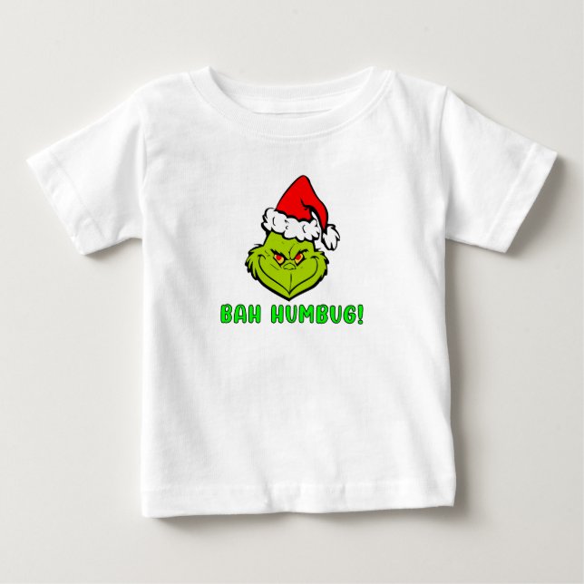 Bah Humbug Scrooge Essential Christmas Cartoon Baby T-shirt (Vorderseite)
