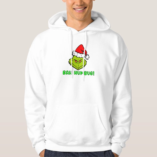 Bah Humbug Scrooge Essential Christmas Cartoon Hoodie (Vorderseite)