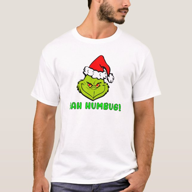 Bah Humbug Scrooge Essential Christmas Cartoon T-Shirt (Vorderseite)