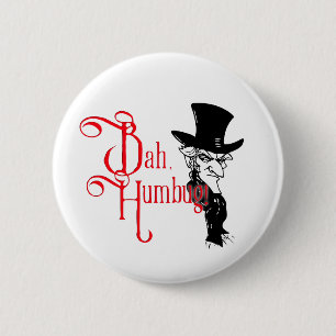 Bah Humbug Scrooge Essential T-Shirt Button