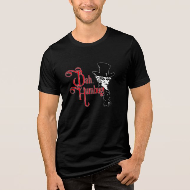 Bah Humbug Scrooge Essential T-Shirt Tri-Blend Shirt (Vorderseite)