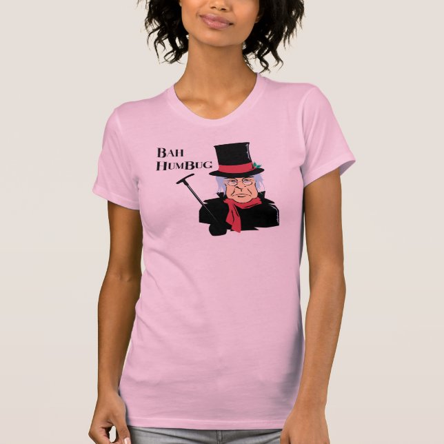 Bah Humbug Scrooge T - Shirt (Vorderseite)