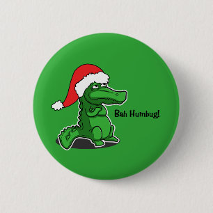 Bah Humbug! Spaß, Alligator mit Button
