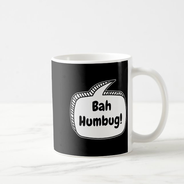 Bah Humbug Speech Bubble Toddler T Shirt  Kaffeetasse (Rechts)