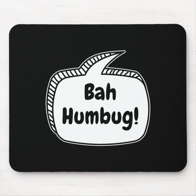 Bah Humbug Speech Bubble Toddler T Shirt  Mousepad (Vorne)