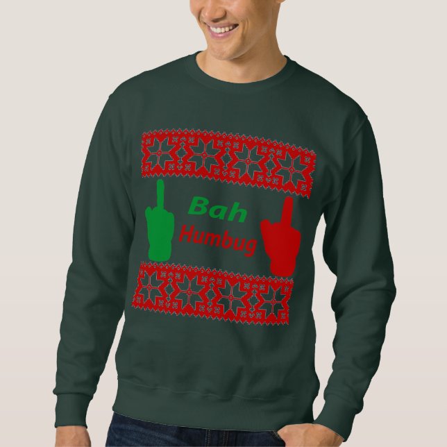 Bah Humbug Sweatshirt (Vorderseite)