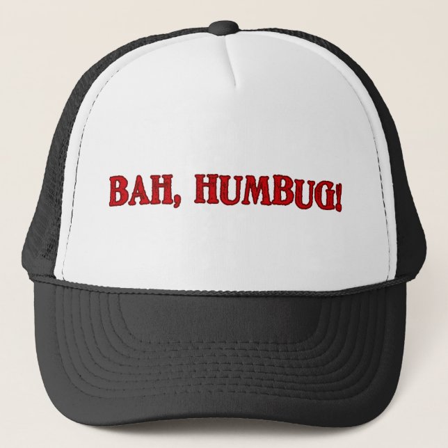 Bah Humbug Truckerkappe (Vorderseite)