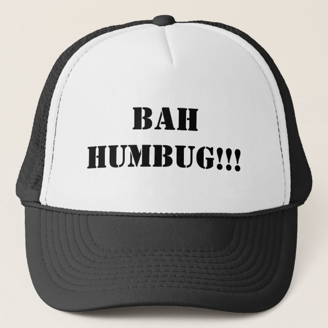 BAH HUMBUG!!! TRUCKERKAPPE (Vorderseite)