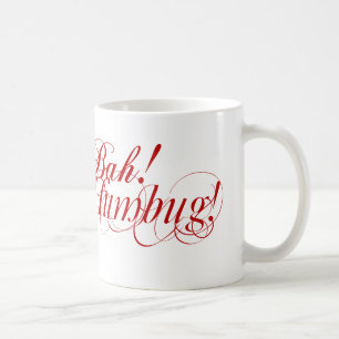 Bah! Humbug! Typografie-Tasse Tasse