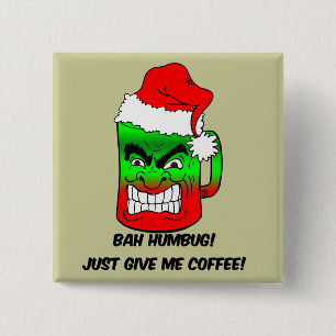bah Humbug Weihnachten Button