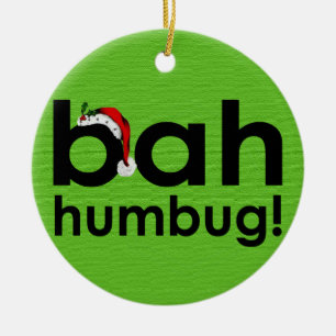 bah Humbugverzierung Keramik Ornament