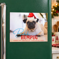 Bah Humpug Pug Hund Lustige Weihnachtsfotografie