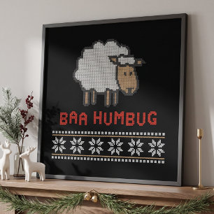 Bäh-Schaf Weihnachten Poster