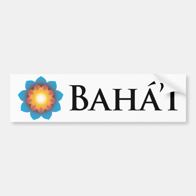 Bahá'í Autoaufkleber (Vorne)