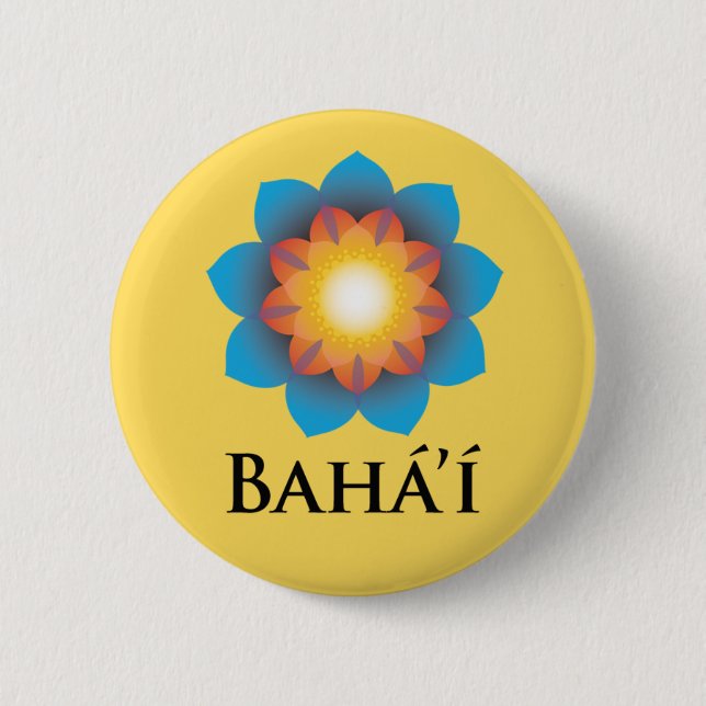 Bahá'í Button (Vorderseite)