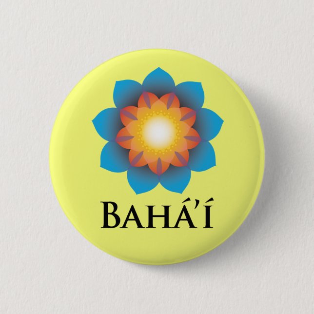 Bahá'í Button (Vorderseite)