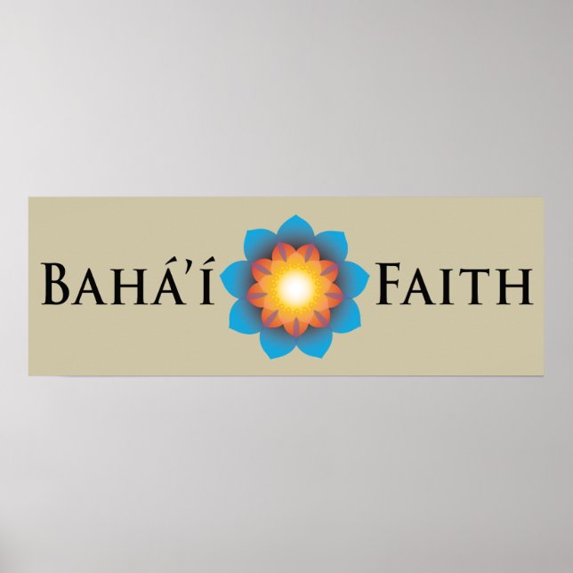 Bahá'í Faith Poster (Vorne)
