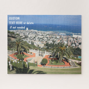 Baha'i Gardens in Haifa, Israel, Zollkodex Puzzle