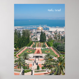 Bahá'í Gardens of Haifa Poster