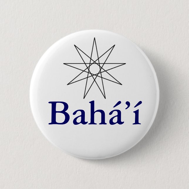 Baha'i Knopf Button (Vorderseite)