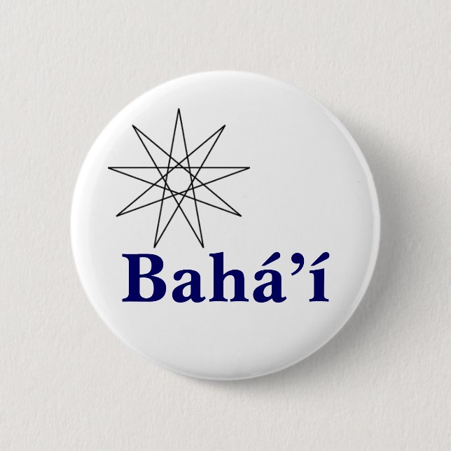 Baha'i Star2 Button (Vorderseite)