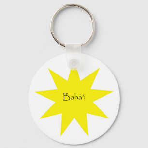 Baha'i star schlüsselanhänger