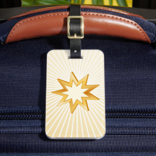 Baha'i Symbol 2" x 3,5" Gepäckanhänger