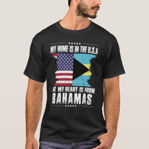 Bahama-amerikanischer Patriot stolz geworden Zuhau T-Shirt