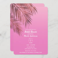Bahama Breeze Bronze Palm Pink Brautparty