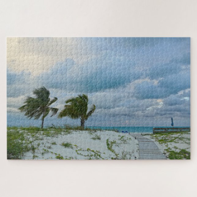 Bahama Breezes at Sunset, Treasure Cay Poster Puzzle (Horizontal)