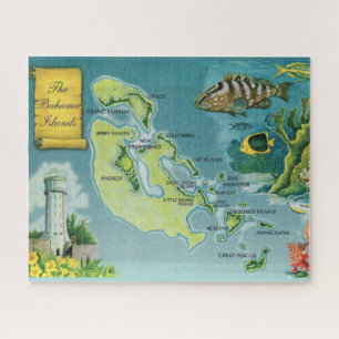 Bahama-Inseln 16x20 Puzzle