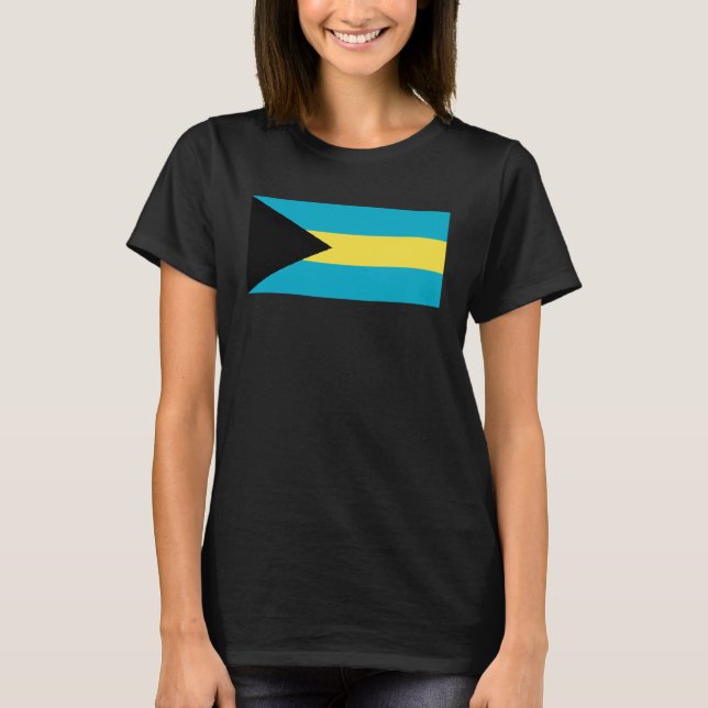 Bahama Islands Flag  1 T-Shirt (Vorderseite)