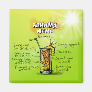 Bahama Mama Cocktail Rezept Magnet