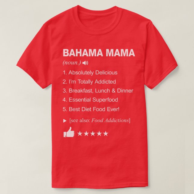Bahama Mama Definition: _ Funny T-Shirt (Design vorne)
