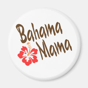 Bahama Mama Design mit Hibisucus Blume Magnet