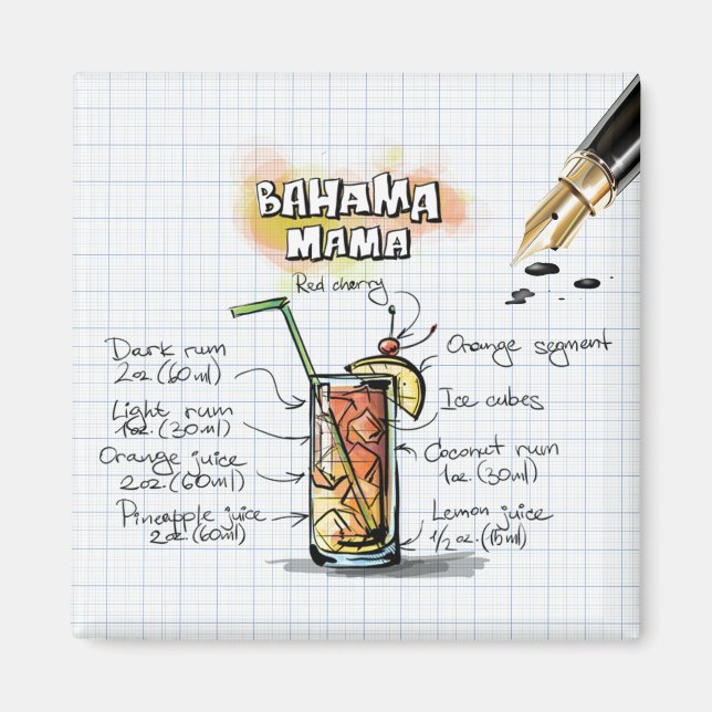 Bahama Mama Magnet (Vorne)