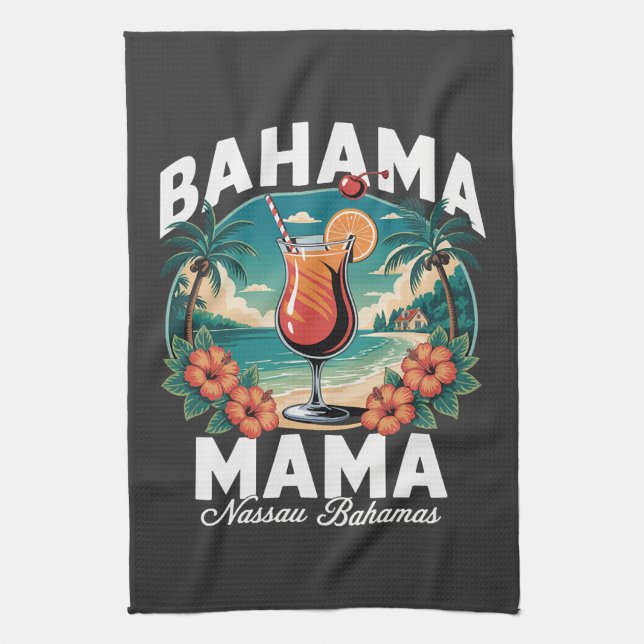 Bahama Mama Nassau Geschirrtuch (Vertikal)