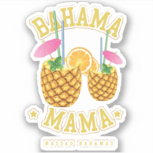 Bahama Mama Vacation Nassau Bahamas Sticker Cruise